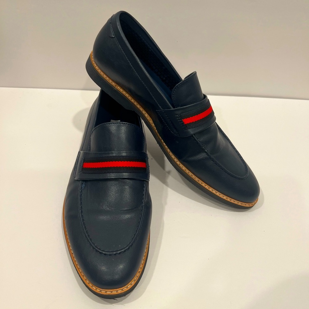 Like New‼️Men’s Steve Madden P-Odin Navy Slip-On Casual Loafers - 10.5